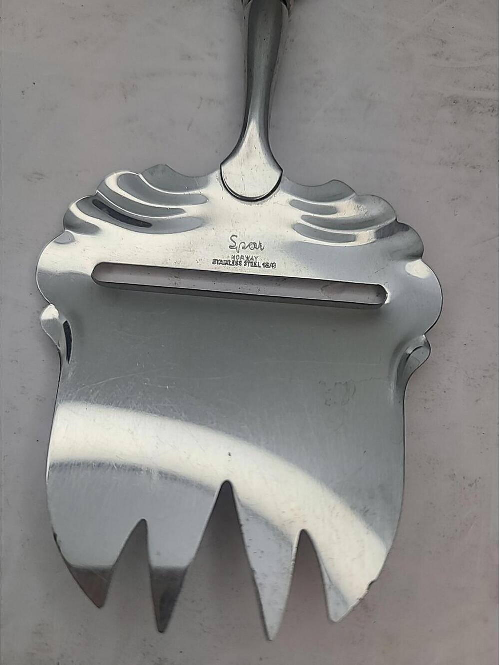 Konge Tinn Spar Norwegian Viking Heilag Olav Cheese Slicer Norway Pewter Vintage - Picture 5 of 11